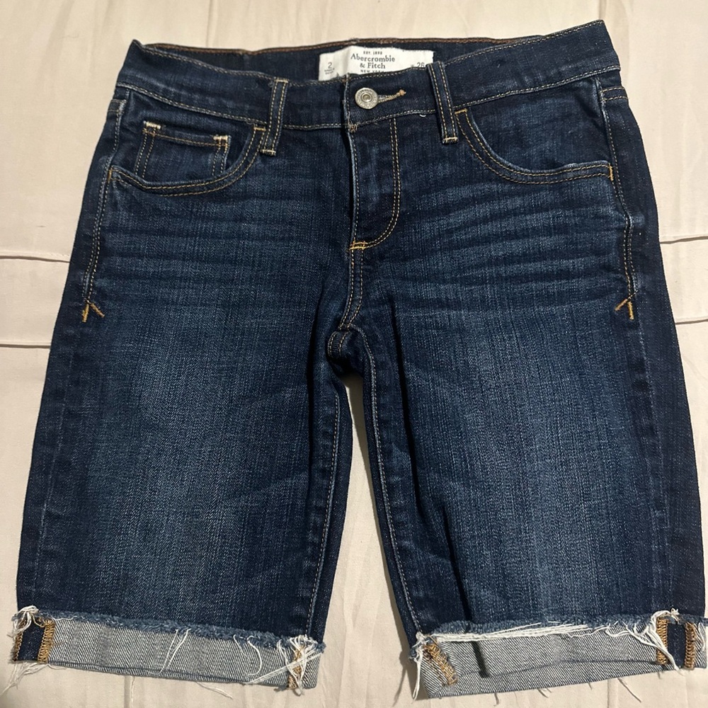 Abercrombie & Fitch Indigo Denim Shorts